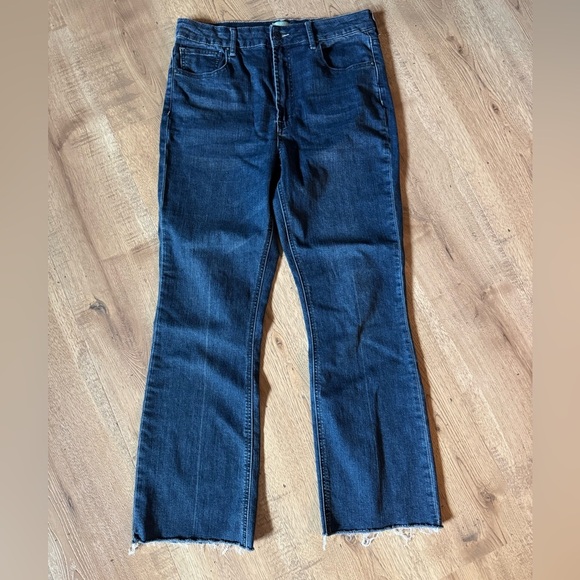 Articles Of Society The Linden High Rise Cropped Flare Jeans Size 8 29 - Picture 3 of 7